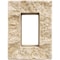 Ekena Millwork 4"W x 3"D x 7 7/8"H Universal Electrical Cover for StoneWall Faux Stone Siding Panels, Sandstone PNUEC04X08SD - alternate 1